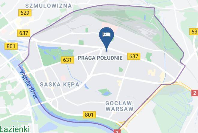 Warsaw - Hotel Wiatraczna Maps