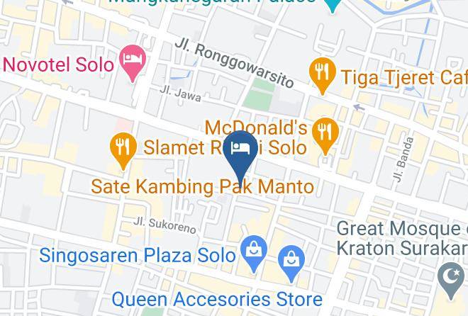 Hotel Widia Griya Map