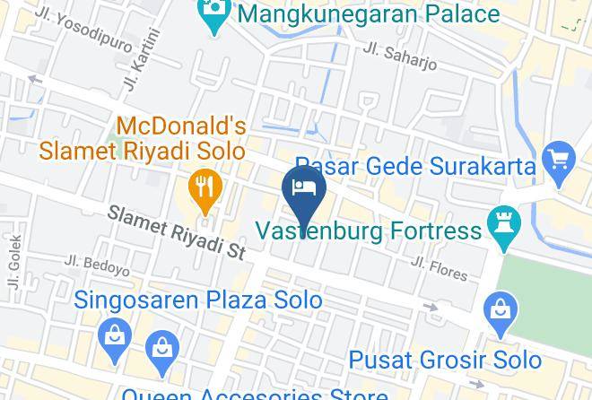 Surakarta - Hotel Wigati Maps