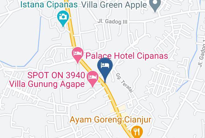 Cianjur Regency - Hotel Wiguna Maps