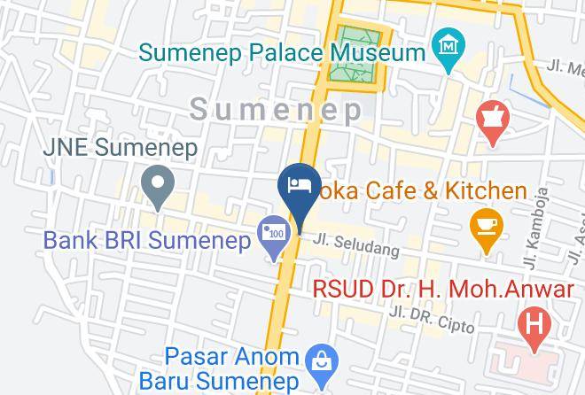 Sumenep Regency - Hotel Wijaya I Maps