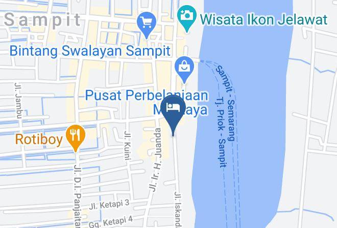 Kotawaringin Timur - Hotel Wijaya Kusuma 1 Maps