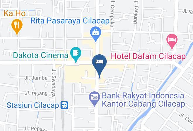 Cilacap Regency - Hotel Wijaya Kusuma Maps