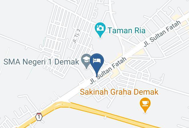 Demak Regency - Hotel Wijaya Kusuma Maps