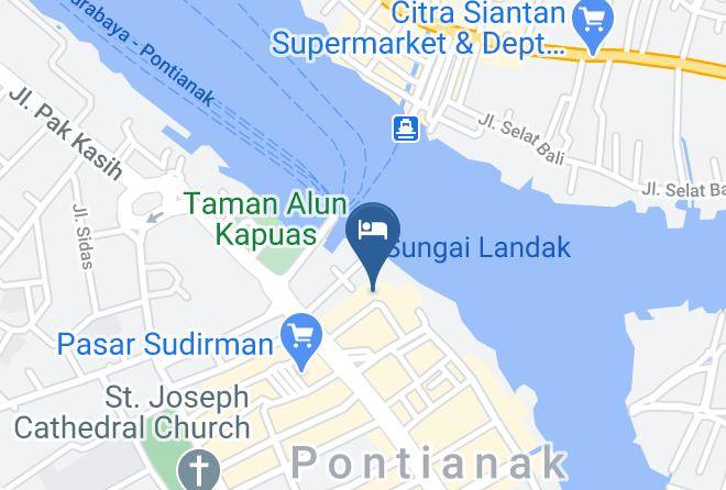 Kota Pontianak - Hotel Wijaya Kusuma Maps