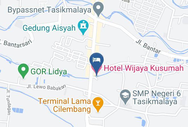 Kota Tasikmalaya - Hotel Wijaya Kusumah Maps