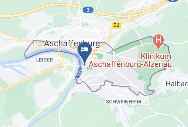 Aschaffenburg - Hotel Wilder Mann Gmbh Maps
