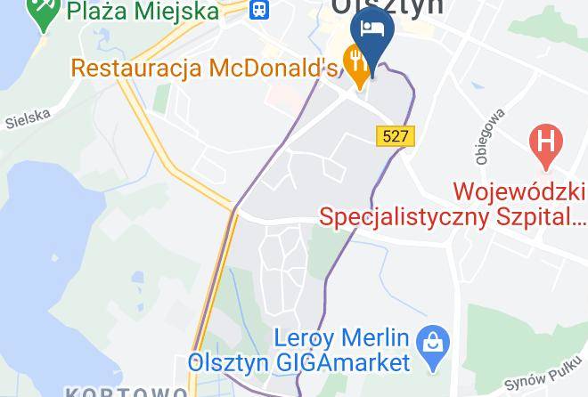 Olsztyn - Hotel Wilenski Maps