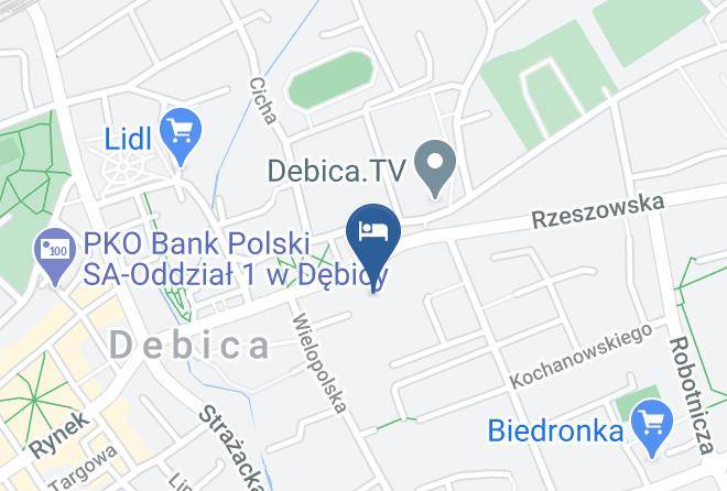 Debicki - Hotel Willa Wiluszowka Maps