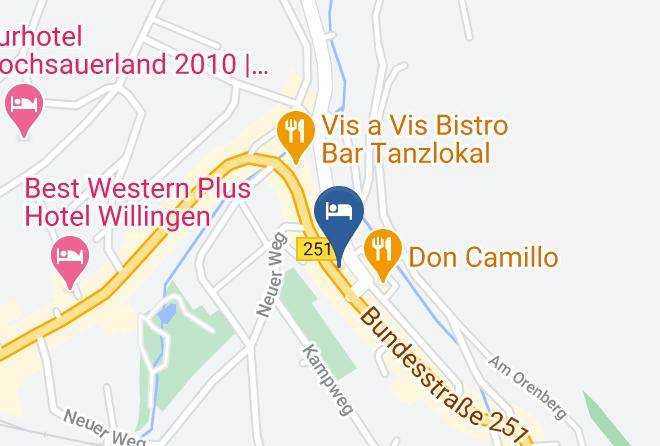 Waldeck Frankenberg - Hotel Willinger Mitte Maps