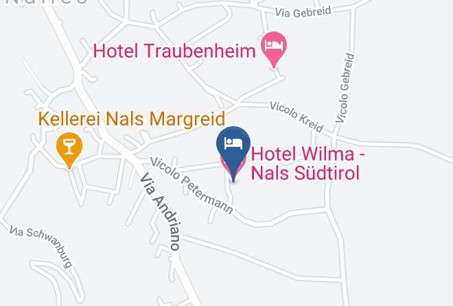 Bolzano - Hotel Wilma Nals Sudtirol Maps