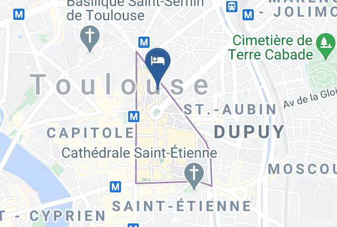 Haute Garonne - Hotel Wilson Square Maps