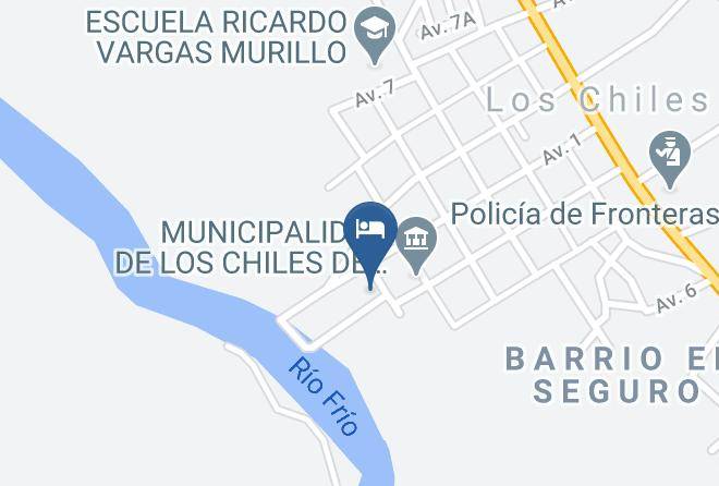 Los Chiles - Hotel Wilson Tulipan Maps