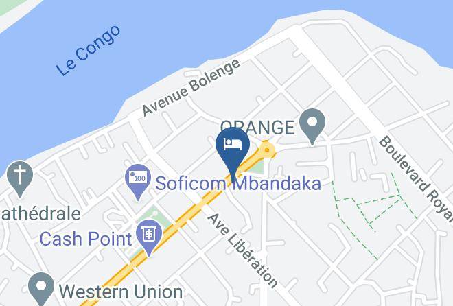 Mbandaka - Hotel Wimpey Maps