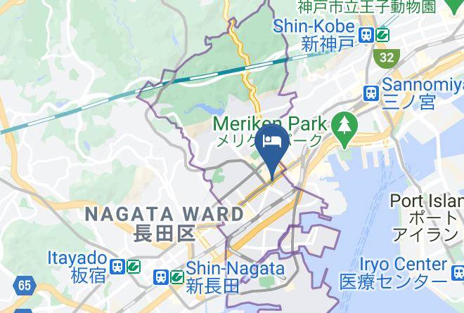 Kobe City Hyogo Ward - Hotel Winbell Magic Maps