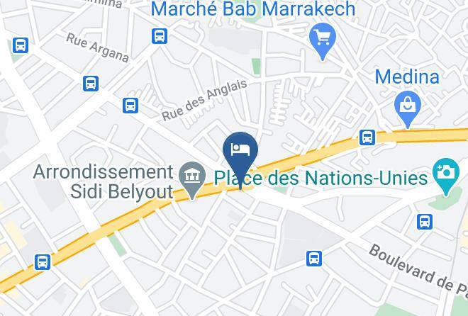 Casablanca - Hotel Windsor Maps