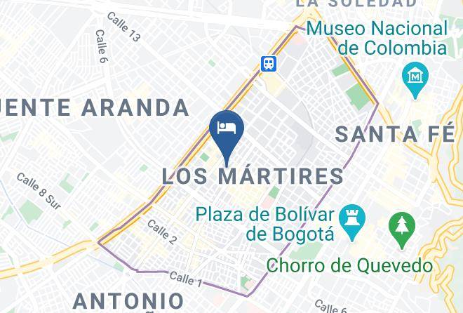 Bogota - Hotel Windsor Castle Maps