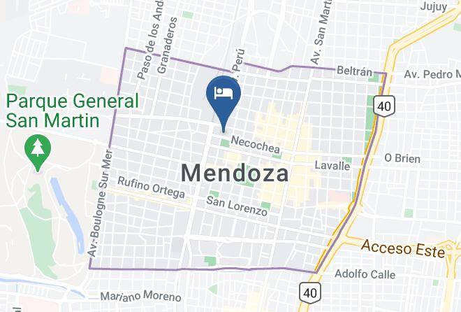 Mendoza - Hotel Windsor Mendoza Maps
