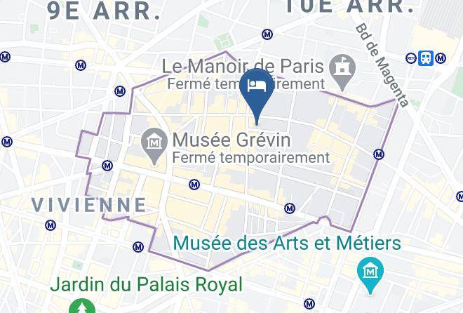 Paris - Hotel Windsor Opera Maps