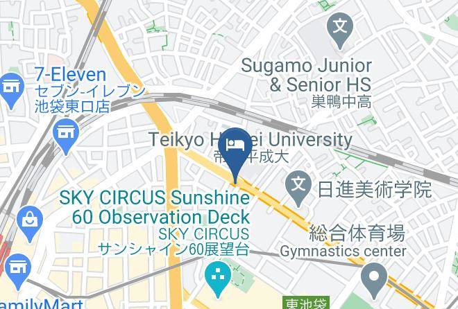 Toshima Ward - Hotel Wing International Ikebukuro Maps