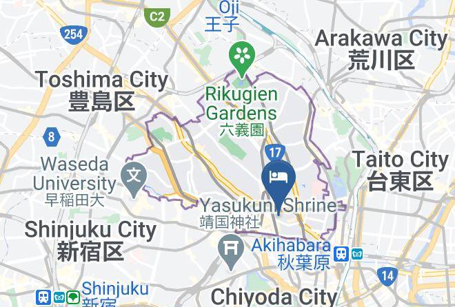 Bunkyo Ward - Hotel Wing International Korakuen Maps