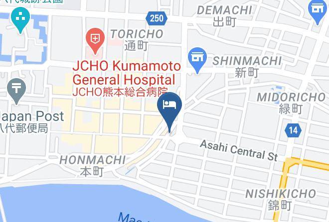 Hotel Wing International Kumamoto Yatsushiro Map