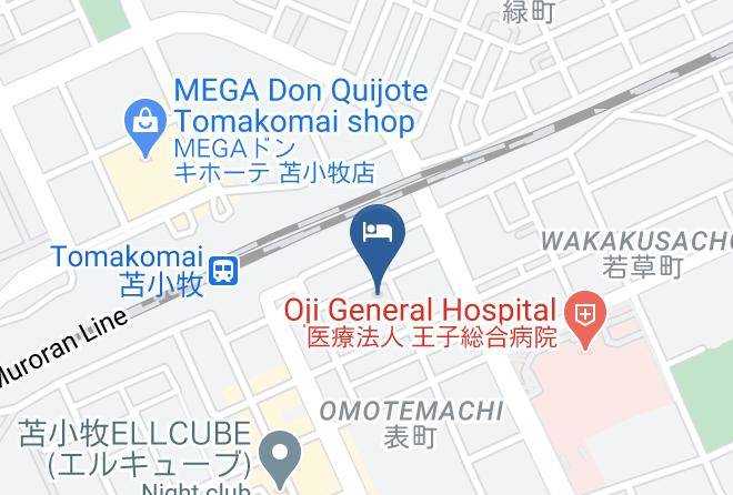 Hotel Wing International Tomakomai Map