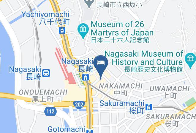 Nagasaki City - Hotel Wing Port Nagasaki Maps