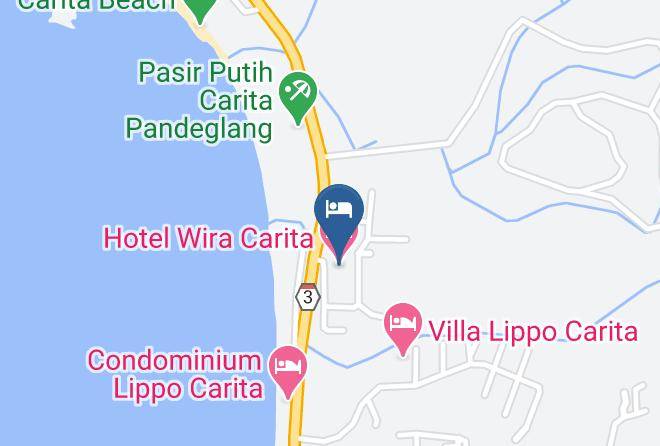 Pandeglang Regency - Hotel Wira Carita Maps