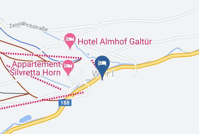 Landeck - Hotel Wirler Hof Galtur Maps