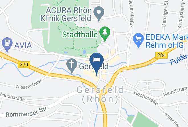 Fulda - Hotel Restaurant Krone Post Maps