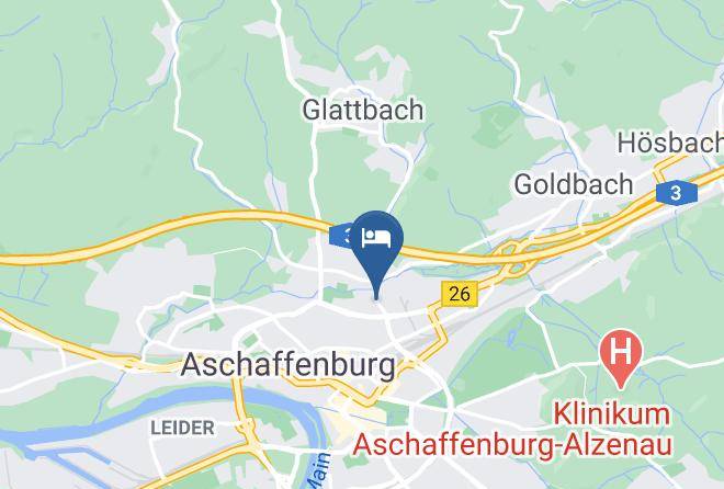 Aschaffenburg - Hotel & Wirtshaus Pfaffenmuhle Maps