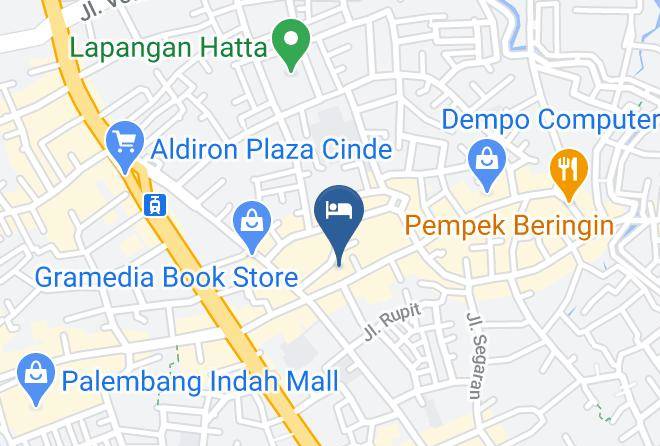 Palembang - Wisata Hotel Palembang Maps