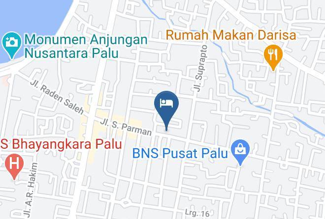 Kota Palu - Hotel Wisata Palu Maps