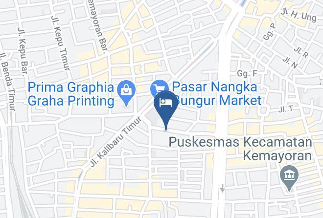 Central Jakarta - Hotel Wisma Bungur Maps