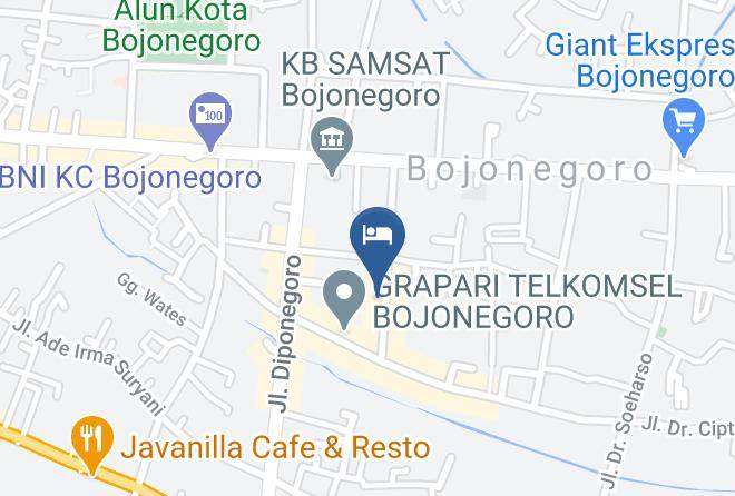 Bojonegoro Regency - Hotel Wisma Djaja Maps