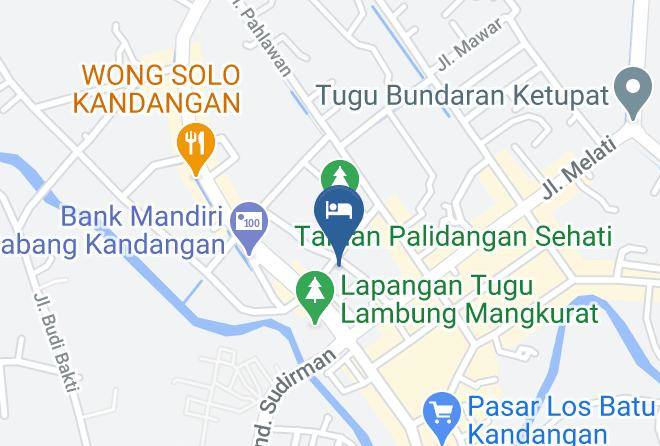 South Hulu Sungai Regency - Hotel Wisma Duta Kandangan Maps