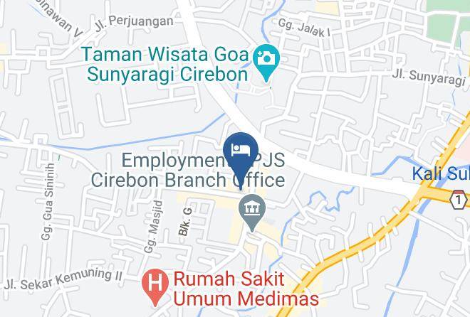 Kota Cirebon - Hotel Wisma Sunyaragi Maps