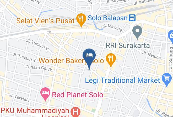 Hotel Wismantara Map
