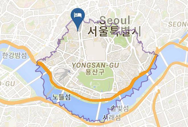Yongsangu - Hotel Wo In Yongsan Maps