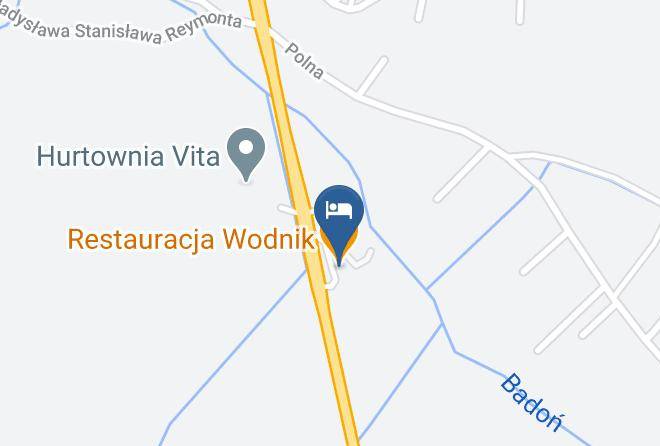 Krosno - Restauracja Wodnik Maps