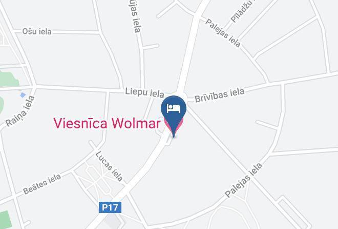 Valmiera - Hotel Wolmar Maps