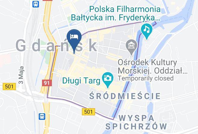 Gdansk - Hotel Wolne Miasto Maps