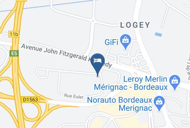 Gironde - Hotel Wood Inn Merignac Maps