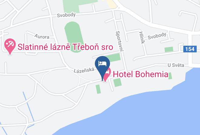 Jindrichuv Hradec - Hotel Svet Maps