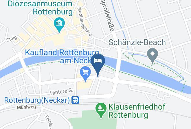 Tubingen - Hotel Wurttemberger Hof Garni Maps