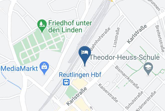 Reutlingen - Hotel Wurttemberger Hof Maps