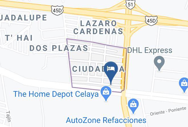 Celaya - Hotel Wyndham Garden Celaya Maps