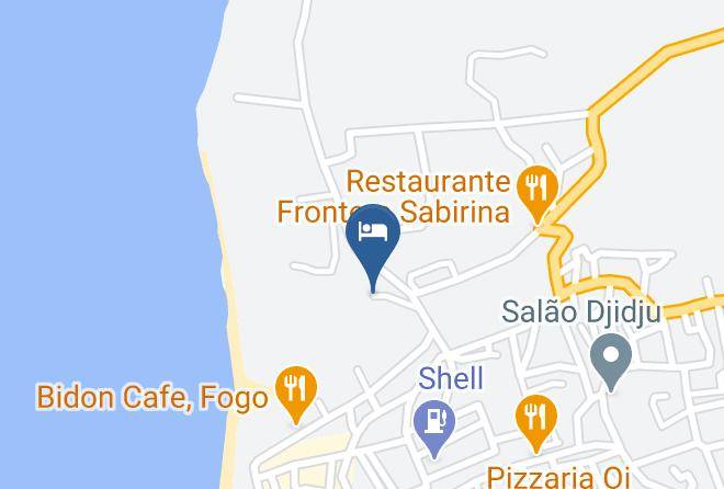 Sao Filipe - Hotel Xaguate Maps