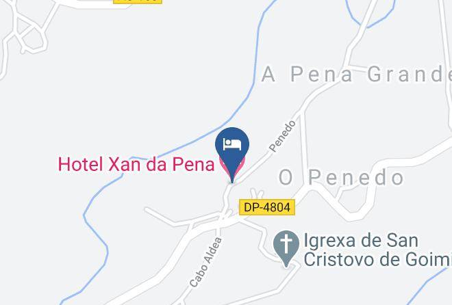 Auna - Hotel Xan Da Pena Maps